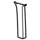 Ford CK4Z-6152019-AB Window Molding, Rear Center Upper Driver Side