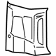Ford CK4Z-6131011-AA Rear Pillar Trim, Upper Driver Side