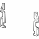 Ford XF2Z-8310-AA Air Deflector, Front Passenger Side