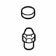 Ford BT4Z-2208-A Caliper Bleeder Screw, Rear