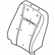 Ford JL3Z-1564810-A Seat Back Pad, Front Passenger Side