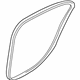 Ford 6H6Z-54253A10-AC Weatherstrip On Body, Black/Charcoal, Rear Inner
