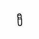 Ford F77Z-7821850-AB Knob, Rear