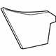 Ford YS4Z54313A09AAA Upper Quarter Trim, Rear Driver Side