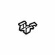 Ford CV6Z-99101C25-A Front Reinforcement Bracket, Driver Side