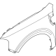 Ford NZ6Z-16006-A Fender, Front Driver Side