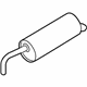 Ford GN1Z-5A289-G Rear Muffler