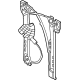 Ford M2DZ-7827008-A Regulator, Rear Passenger Side