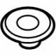 Ford -W719609-S900 Air Deflector Retainer Nut, Front