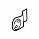 Ford BM5Z-5802542-A Hinge Pillar Reinforcement Plate
