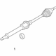 Ford FV6Z-3B436-A Axle Assembly, Front Passenger Side
