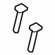 Ford BA5Z-54610A16-AB Headrest Guide, Camel