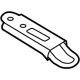 Ford KK4Z-61111L22-A Lower Reinforcement, Rear Passenger Side