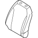 Ford LJ8Z-5864416-CC Seat Back Cover, Light Gray, Front Passenger Side