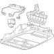 Ford ML3Z-18519A70-ECV Overhead Console, Black