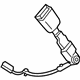 Ford CJ5Z-7861202-AE Buckle End, Charcoal, Front Passenger Side