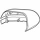 Ford LC5Z-17D742-AA Mirror Cover, Gloss Black, Front Passenger Side