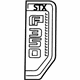 Ford HC3Z-16720-FA Nameplate, Front Passenger Side