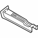 Ford CV6Z-78108K39-A Rear Crossmember, Driver Side