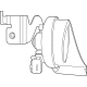 Ford LJ9Z-13832-C Horn, Driver Side