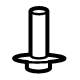 Ford -W720871-S451 Visor Screw