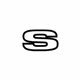 Ford AE5Z-5442528-D Nameplate, Rear