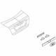 Ford AE5Z-5442512-BB License Molding, Rear