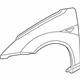 Ford YS4Z-16006-CA Fender, Front Driver Side
