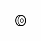 Ford -W708312-S442 Wiper Arm Nut, Rear