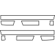 Ford VML3Z-6320000-K Stripe Kit, Black