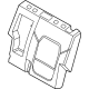 Ford M2DZ-7866601-BE Seat Back Cover, Black Diamond, Driver Side
