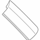 Ford GN1Z-7429164-AA Rear Molding, Passenger Side