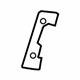 Ford HN1Z-99624A14-A Latch Retainer, Passenger Side