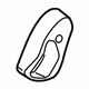 Ford DV6Z-5861693-CA Hinge Cover, Front Driver Side