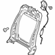 Ford FU5Z-9661019-F Seat Back Frame, Front Driver Side
