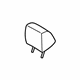 Ford FU5Z-96611A08-BA Headrest, Front Center