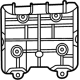 Ford LJ6Z-14D189-B Blind Spot Radar Bracket, Rear Driver Side