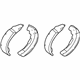 Ford F77Z-2200-BA Brake Shoes, Rear