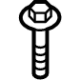 Ford -W709633-S439 Support Bracket Screw