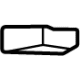 Ford M1PZ-15A245-AB Side Cover, Driver Side
