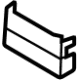 Ford M1PZ-17E810-AA Center Cover, Front