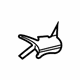 Ford -W714479-S300 Roof Molding Clip, Gray