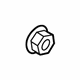 Ford -W714313-S440 Mirror Outside Retainer Nut