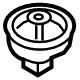 Ford H1BZ-18808-A Instrument Panel Speaker