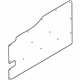 Ford CK4Z-6127411-B Lower Trim Panel, Inner Driver Side