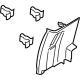 Ford HC3Z-25278D12-AF Upper Pillar Trim, Passenger Side