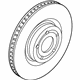 Ford LX6Z-1125-M Rotor, Front