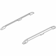 Ford 7L1Z-4055114-AA Side Rail, Black, Passenger Side