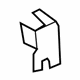 Ford 7L1Z-7863388-AH Rear Cover, Camel, Passenger Side