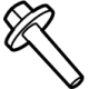 Ford -W720567-S450L Passenger Air Bag Screw